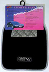 ALUMINIUM CAR MATS COMPETITION SILVER 4PCS